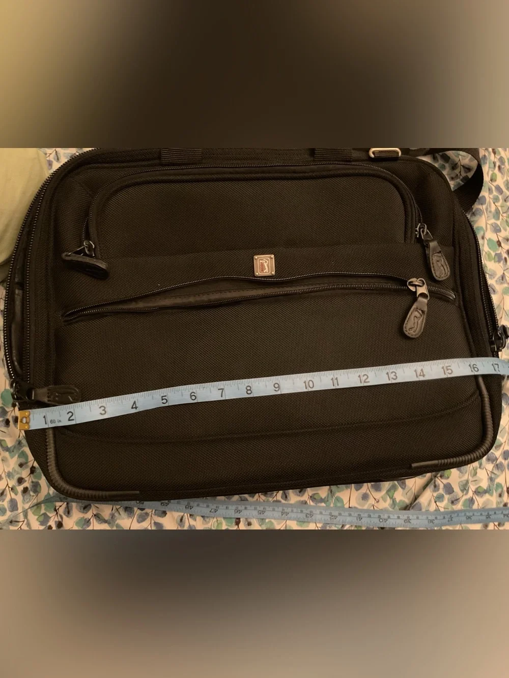 Black Laptop Messenger Bag